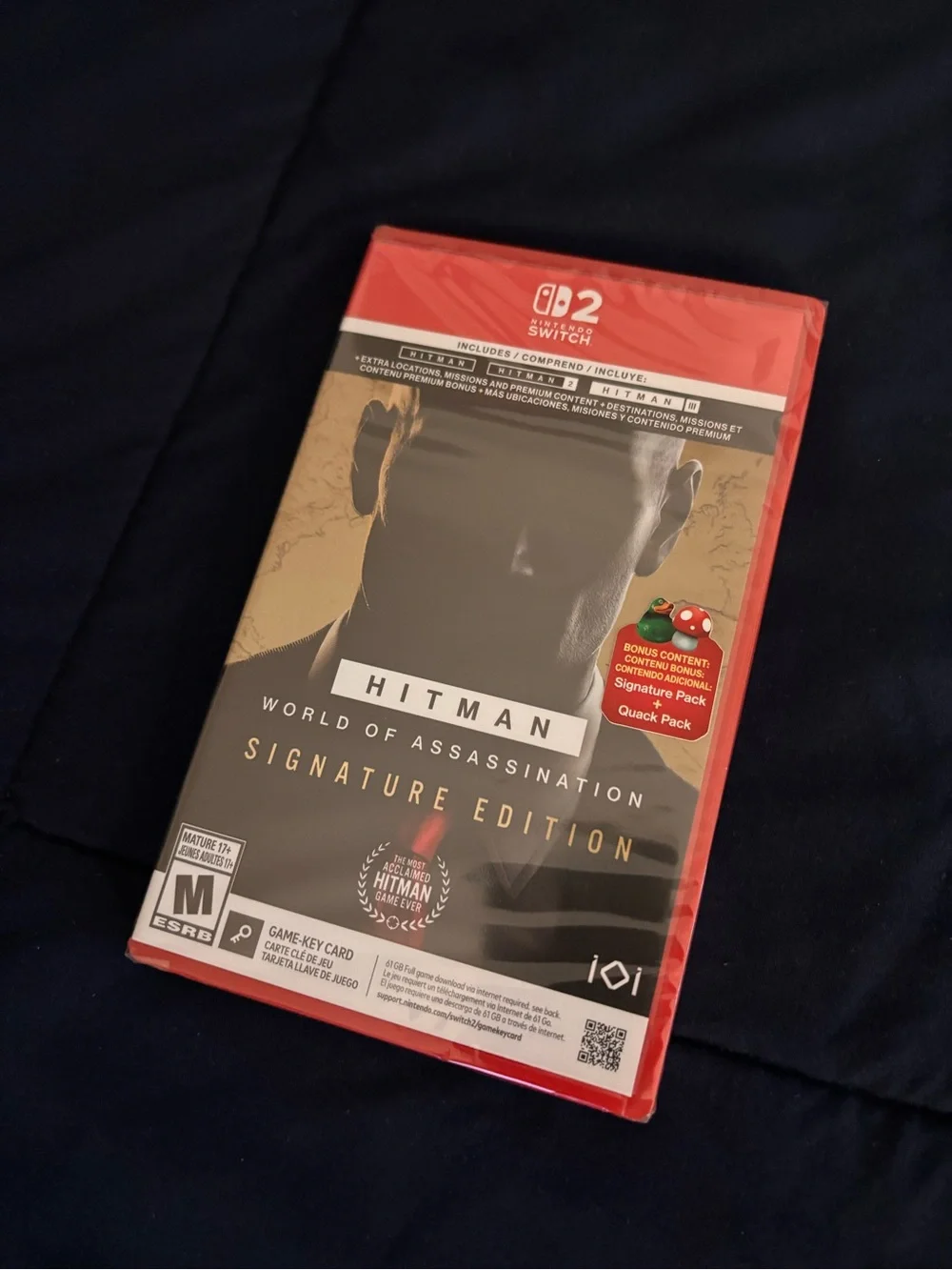 Hitman, World of Assassination Signature Edition. SEALED. Nintendo Switch 2